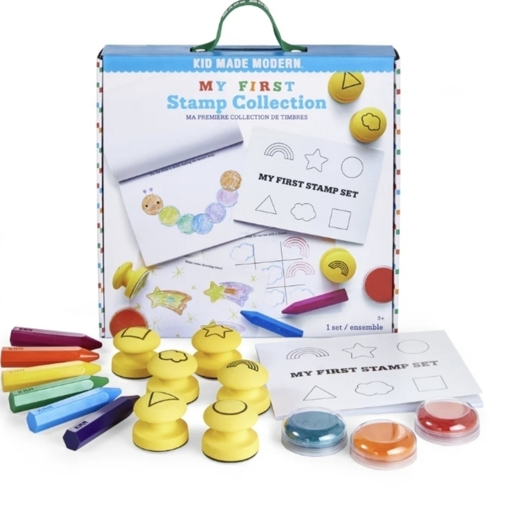 Kid Made Modern My First Stamp Collection Art Activity for Age 3